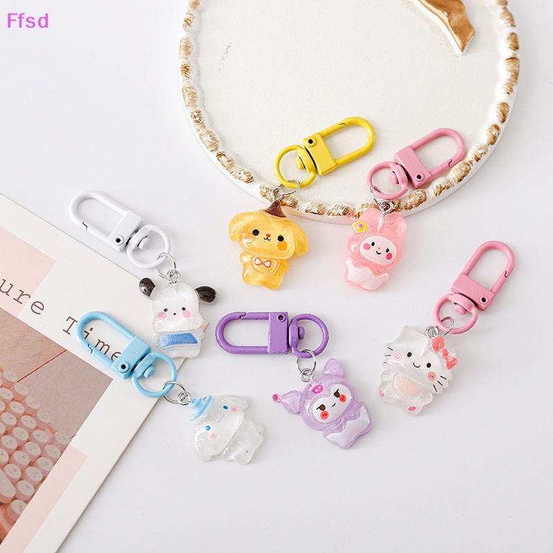Luimo sanrio Móc Chìa Khóa / Túi Xách / Điện Thoại / Hộp Đựng Tai Nghe airpods Hình Mèo kitty Dễ Thương