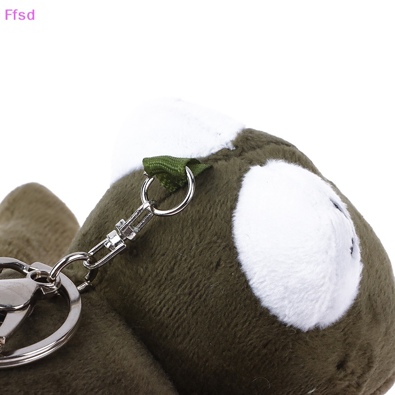 1 Móc Khóa Hình Chú Ếch Nhồi Bông Hoạt Hình Vui Nhộn