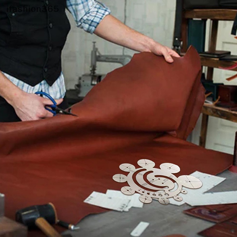 Thước Đo Cắt Góc Hình Tròn Bằng Kim Loại DIY ifashion365