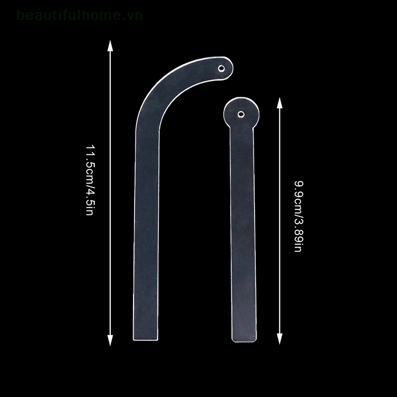 Set 1 / 5 Giá Đỡ Trưng Bày Bông Tai Bằng Acrylic Trong Suốt