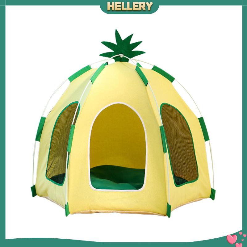Lều Ngủ Hình Quả Dứa Có Thể Tháo Rời Tiện Dụng Cho Mèo Cưng