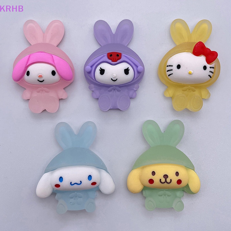 Miếng Dán Trang Trí Điện Thoại Hình Búp Bê Bằng Nhựa Phát Quang Độc Đáo Mới