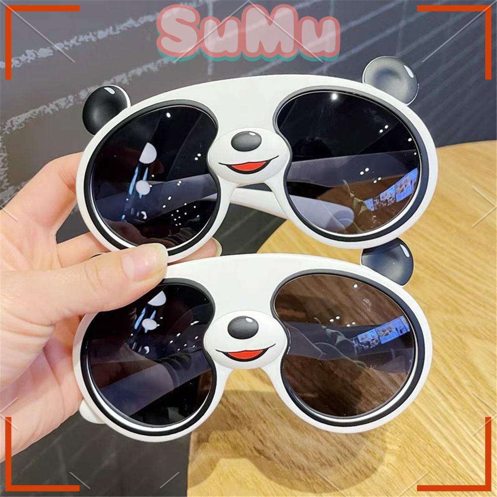 Kính Mát Chống Tia UV400 Hình Gấu Trúc Dễ Thương Cho Bé