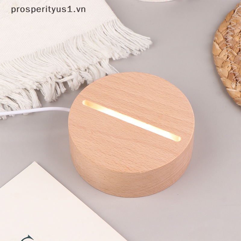 [prosperityus1] Giá Đỡ Trưng Bày Đế Gỗ &amp; Pha Lê Trong Suốt [VN]