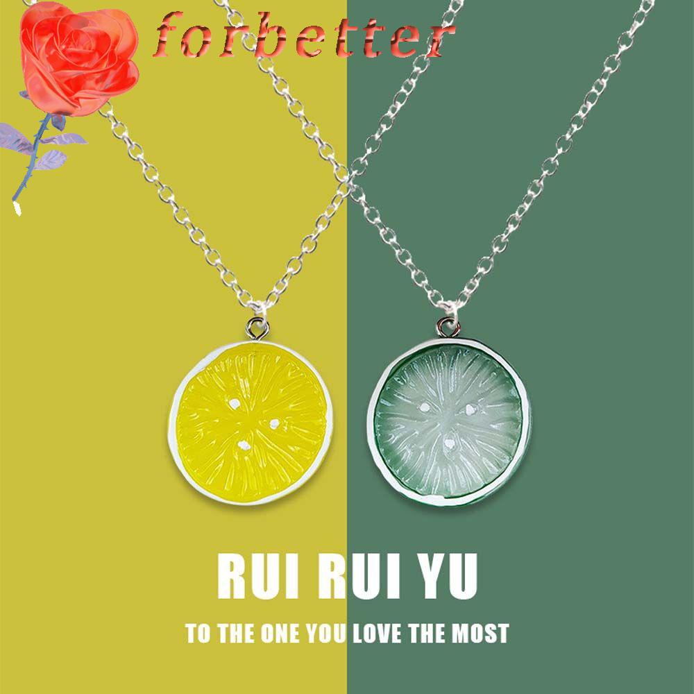 Vòng Cổ Choker Mặt Hình Quả Chanh Sáng Tạo Phong Cách Hàn Quốc