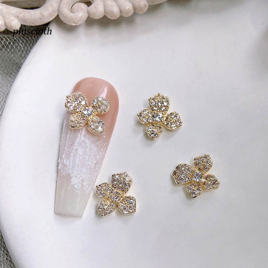 Phụ Kiện Trang Trí Móng Tay Nghệ Thuật Hình Hoa Bướm Ba Chiều Lấp Lánh Chống Rơi Chống Gỉ DIY