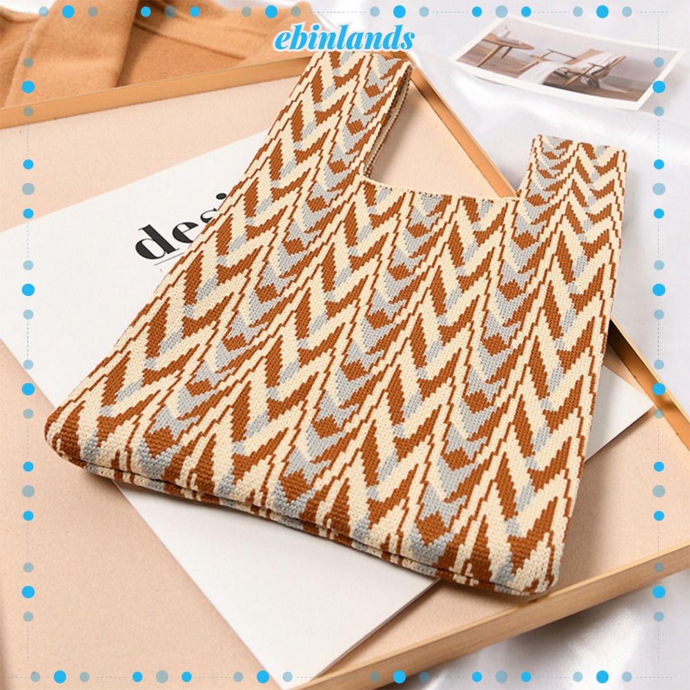 Ebinlands Túi Xách Mua Sắm Thiết Kế Thắt Nút Độc Đáo Cho Nữ