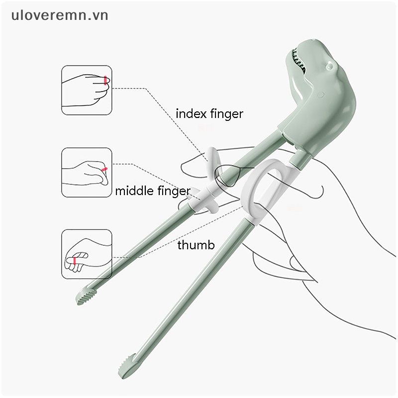 Đĩa Đựng Sushi Hình Khủng Long Dễ Thương Chống Trượt Cho Bé