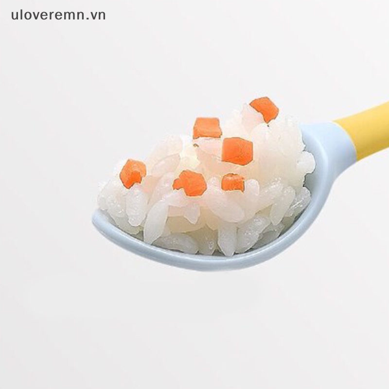 Bộ Muỗng Nĩa Silicone Tập Ăn Cho Bé