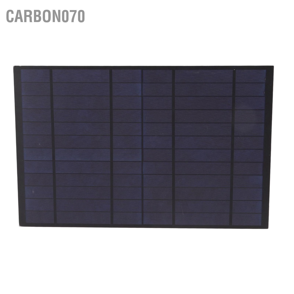 Carbon070 Tấm Pin Năng Lượng Mặt Trời 6V 10W Sạc Đa Tinh Thể Silicon 1660mA Cho Cắm Trại Đi Bộ Đường Dài Leo Núi