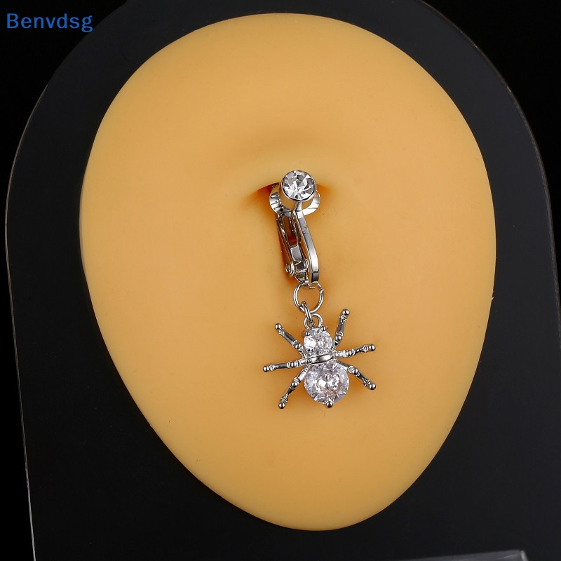 Benvdsg > Khuyên Rốn Đính Đá Zircon Giả Hình Nhện Không Cần Đục Lỗ Bằng Đồng Gợi Cảm Cho Nữ well