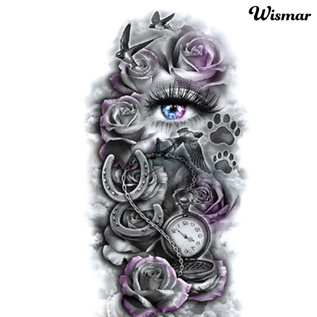 Hình Xăm Tạm Thời Chống Nước Toàn Thân Thời Trang