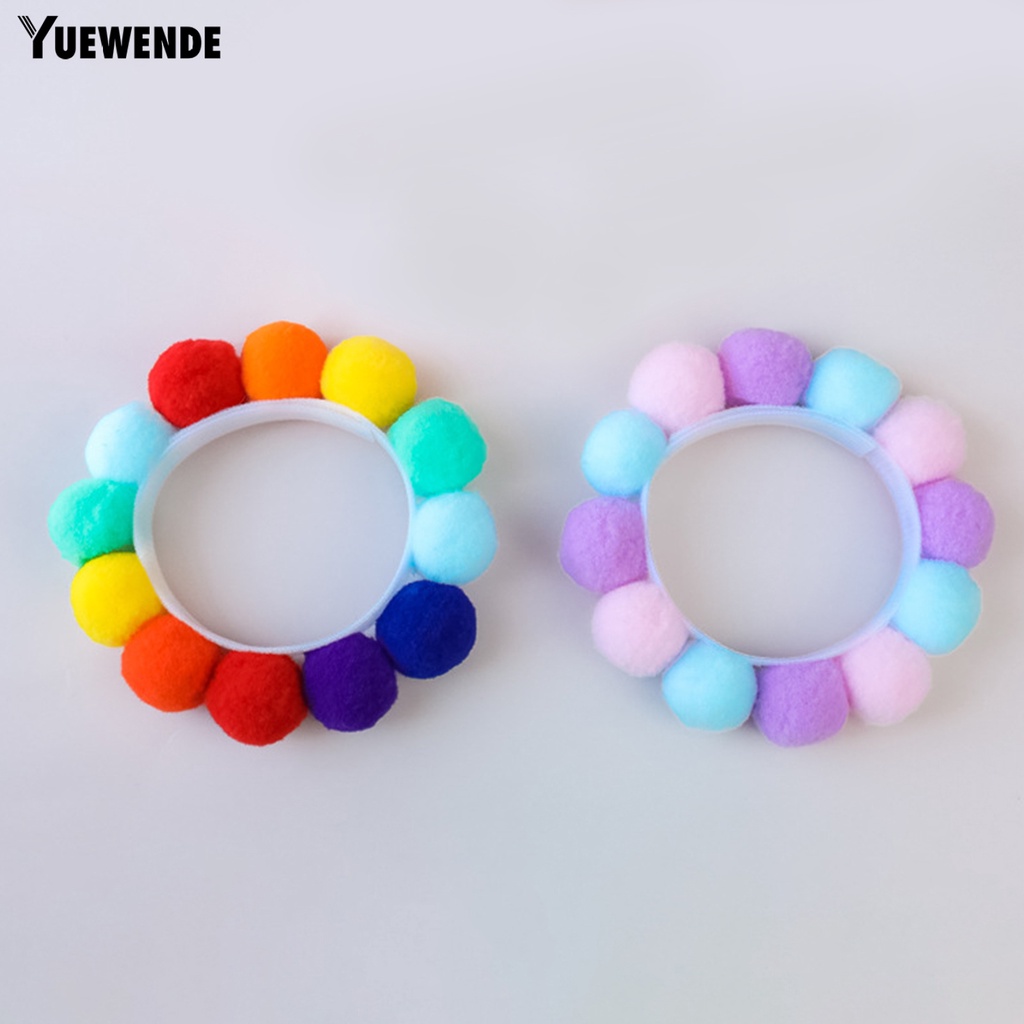 Vòng Cổ Thoáng Khí Gắn Quả Bông Nhỏ Dễ Thương Cho Thú Cưng