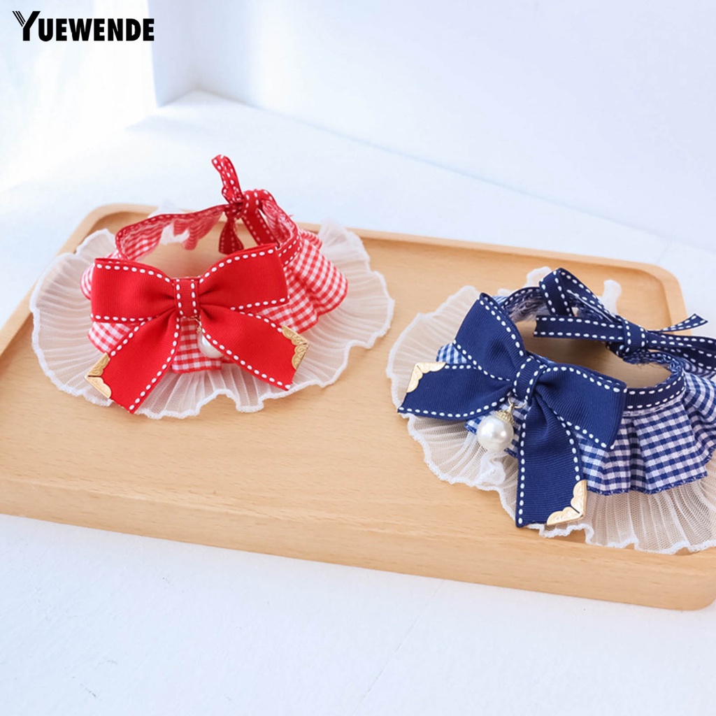 Vòng Cổ Họa Tiết Caro Dễ Thương Cho Thú Cưng