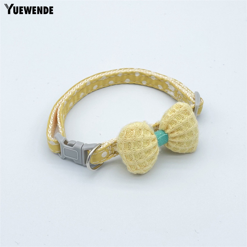 Vòng Cổ Polyester Dễ Thương Bắt Nơ Có Thể Điều Chỉnh Dành Cho Thú Cưng Cỡ Nhỏ / Vừa