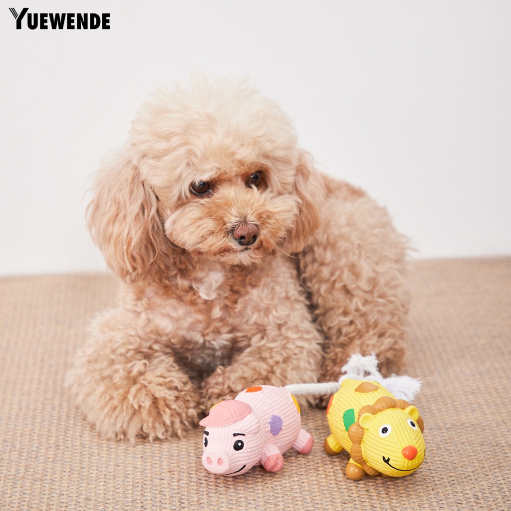 Đồ Chơi Gặm Chống Cắn An Toàn Hình Heo / Sư Tử Hoạt Hình Sáng Tạo Cho Thú Cưng YQ.E