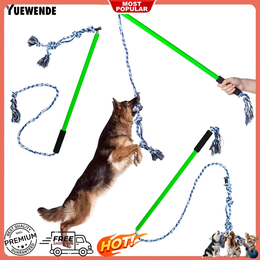 1 Bộ Gậy Đồ Chơi Bằng Cotton Bện Chống Cắn Thoải Mái Huấn Luyện Cún Cưng IQ