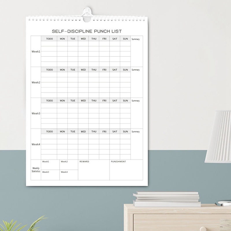 Sổ Tay Nhật Ký JS Nhật Ký Hàng Ngày Lên Kế Hoạch Hàng Tuần Với Schedule Agenda Time Table To Do List Kraft