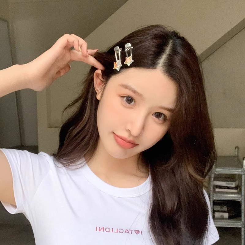 Kẹp Tóc Hình Ngôi Sao Lấp Lánh Bằng Hợp Kim 1 Cái