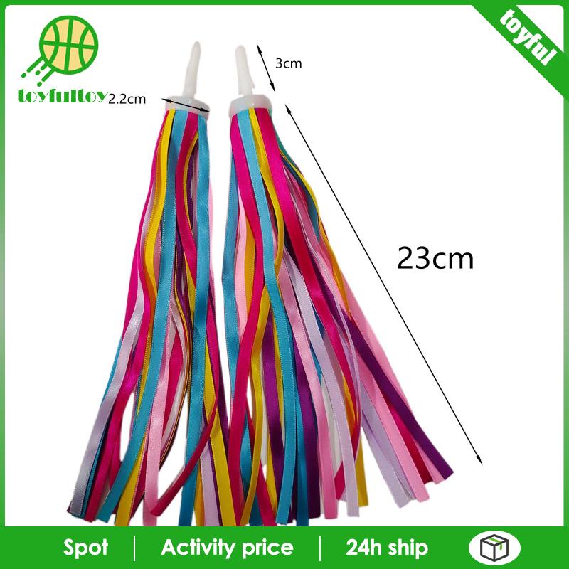 Set 2 Tay Lái Xe Đạp Tua Rua Cho Bé