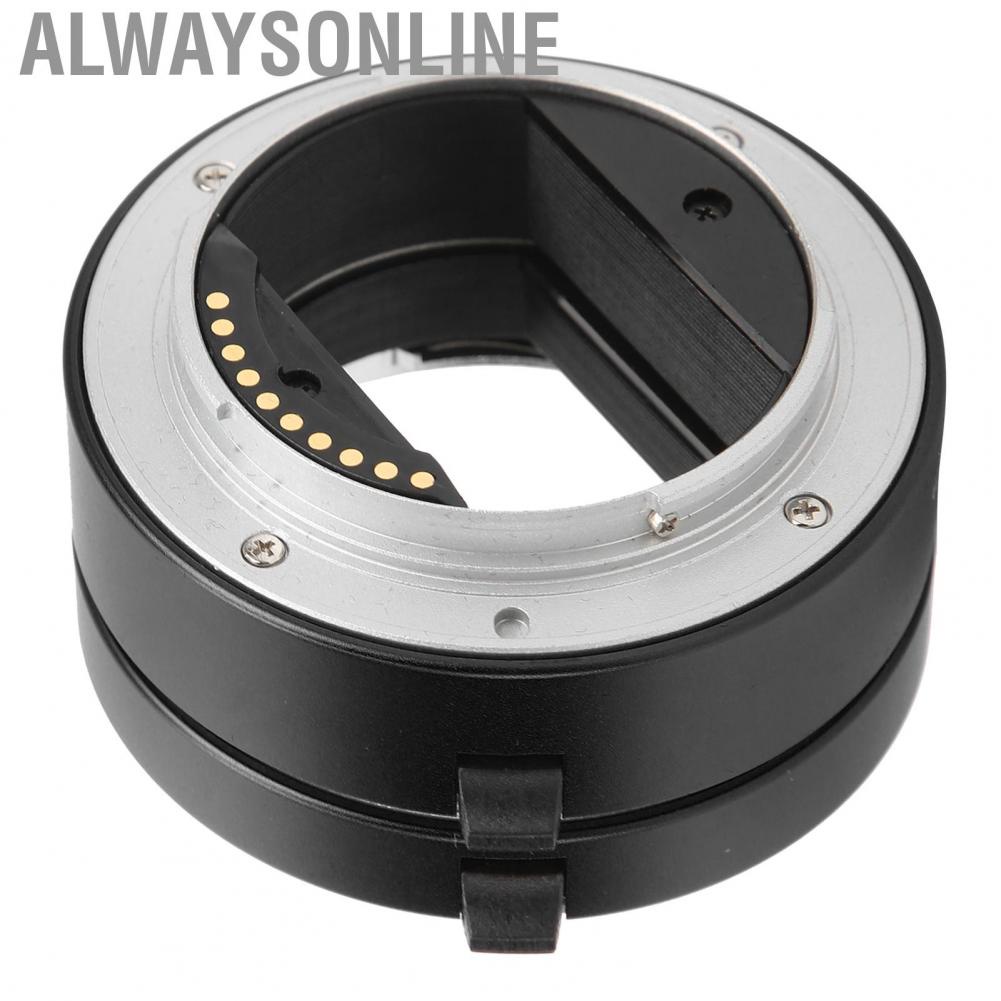Alwaysonline Macro Extension Tube Set  Metal and Plastic Materials Sturdy Light Durable for Mirrorless Cameras Photography