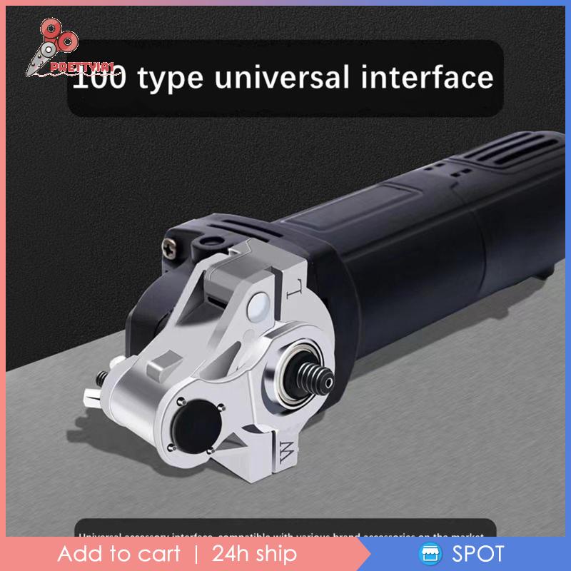 [Prettyia1] Đầu Chuyển Đổi Mài Góc Siêu Bền Cho Máy Mài Cắt DIY