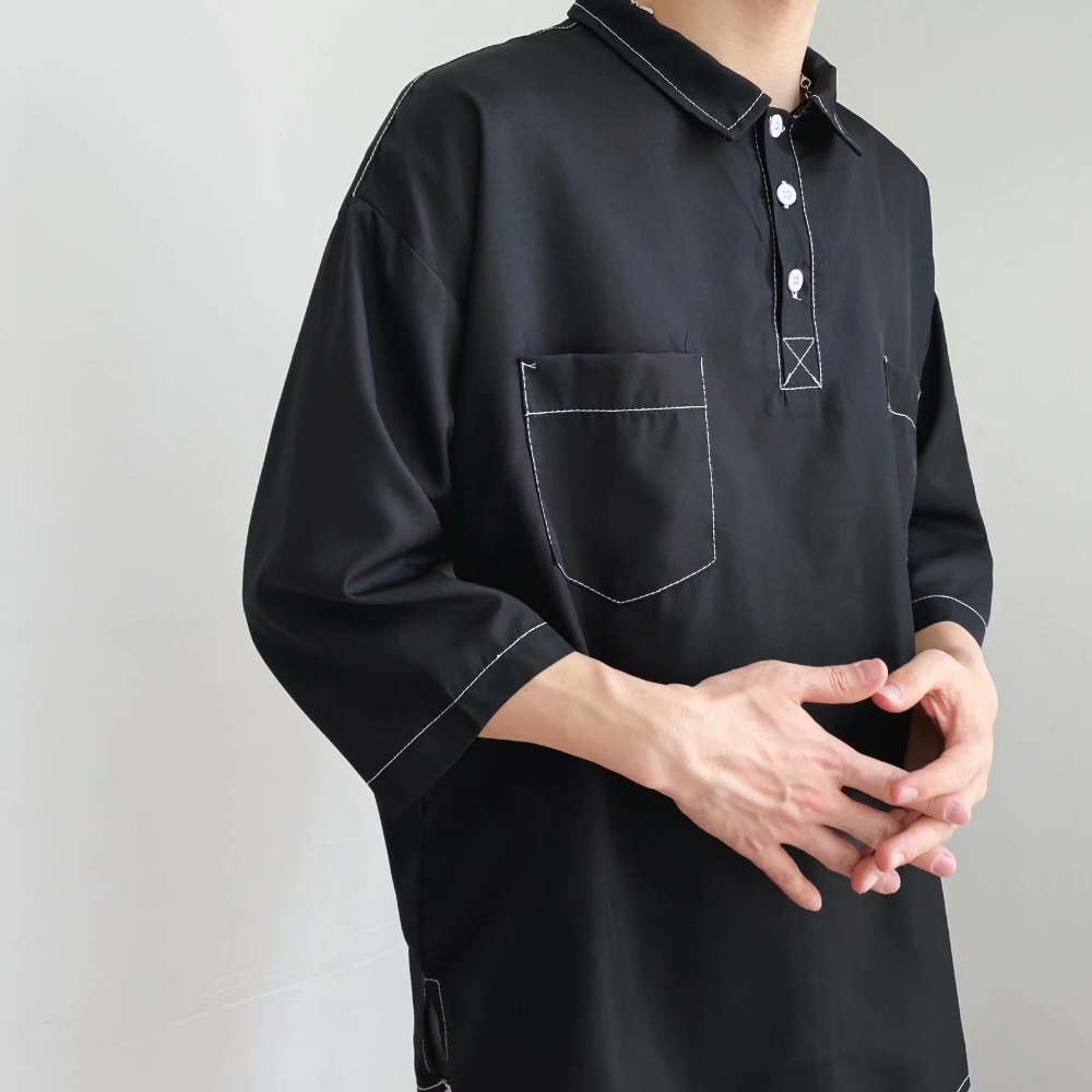 Áo Thun polo Tay Ngắn Dáng Rộng Phong Cách Thời Trang Mùa Hè 2023 Mới