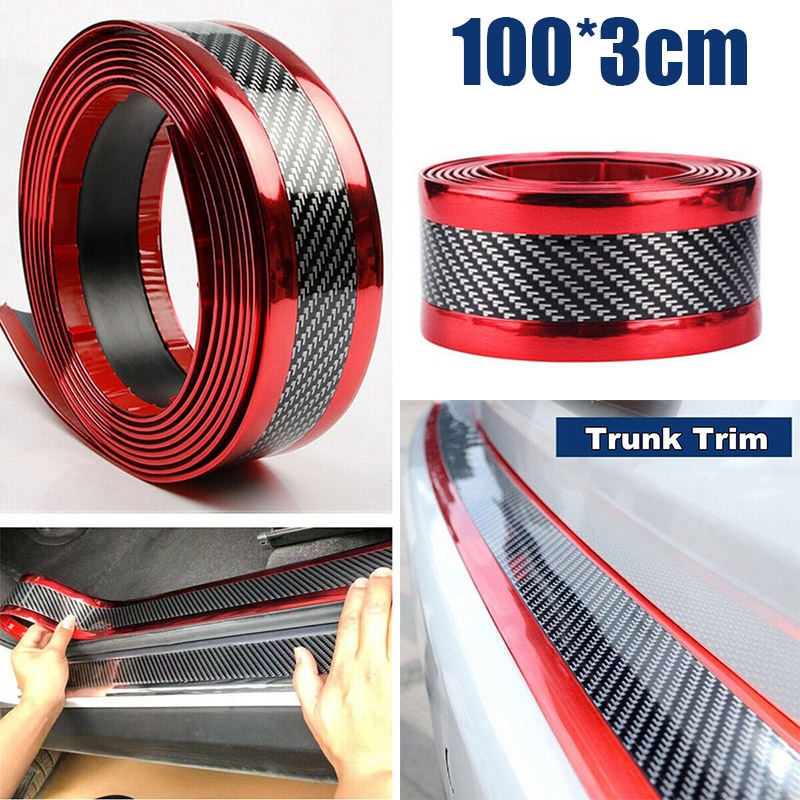 Dải Dán Bảo Vệ Cửa Xe Hơi SUV Bằng Sợi Carbon Chống Va Chạm