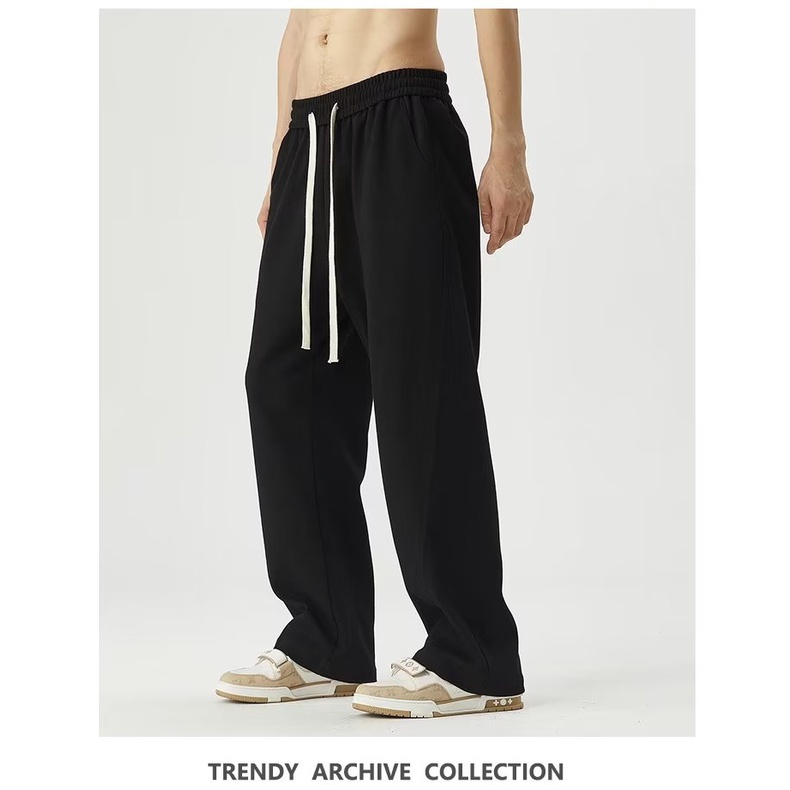 Quần Dài Mỏng Ống Suông Rộng Thoải Mái Thời Trang Đường Phố Mỹ 2023