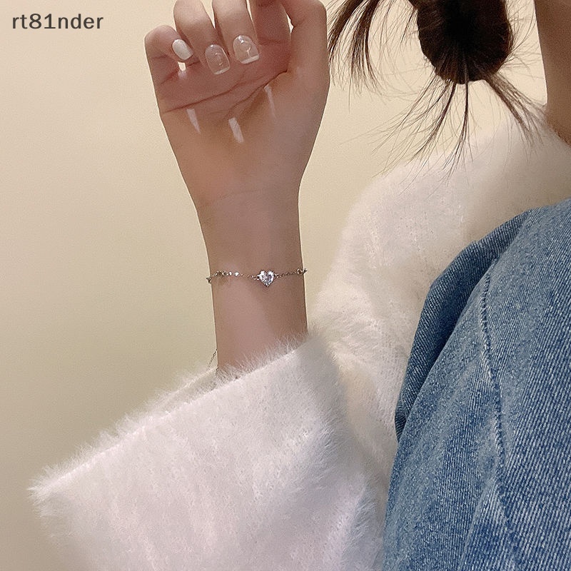 Vòng Tay Đính Đá Zircon Lấp Lánh Tùy Chỉnh Thời Trang Sang Trọng Cho Nữ