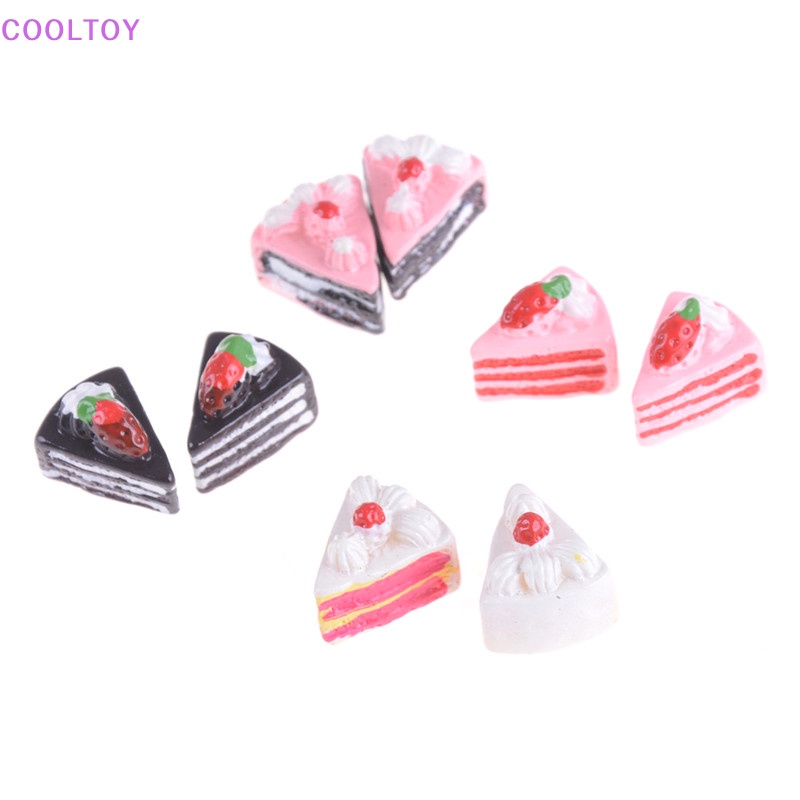 Set 2 Mô Hình Bánh 1 / 12 Dùng Để Trang Trí Nhà Búp Bê