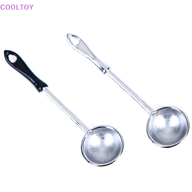 Set 2 Muỗng mini Tỉ Lệ 1: 12 Cho Nhà Búp Bê