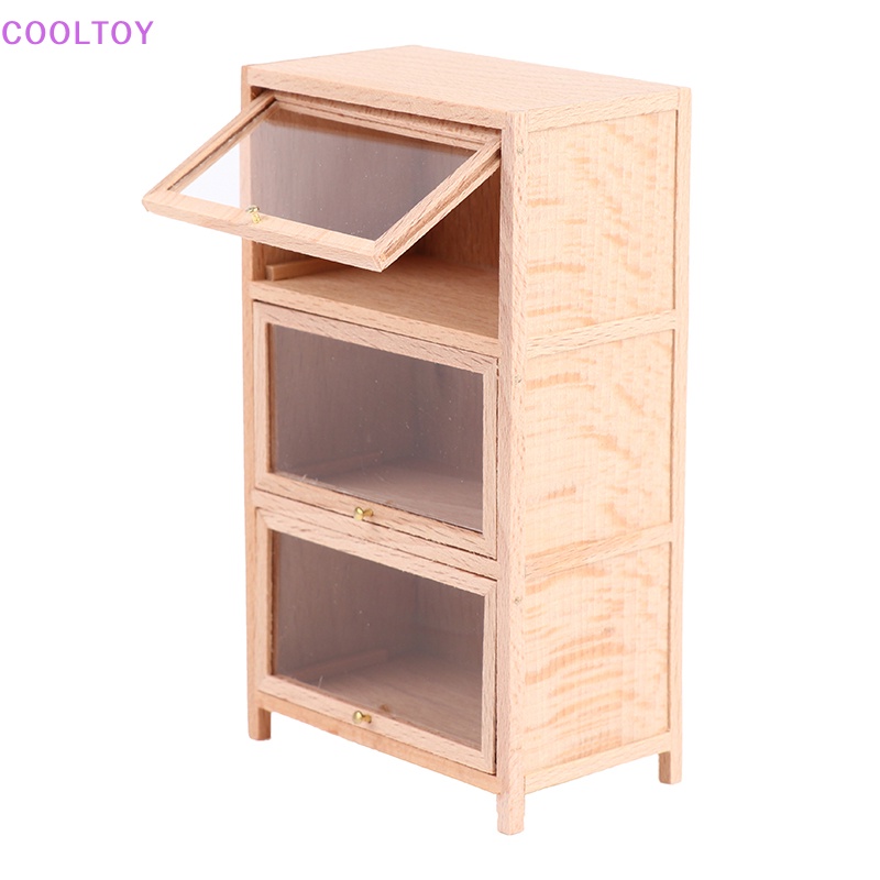 Cooltoy Mô Hình Nhà Búp Bê Bằng Gỗ Ba Tầng Tỉ Lệ 1: 12