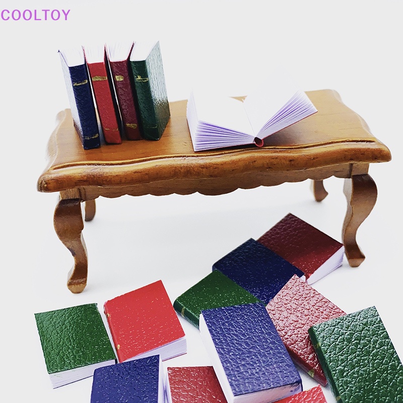 Bộ 4 Cuốn Sổ Tay Mini Tỉ Lệ 1 / 12 Dùng Để Trang Trí Nhà Búp Bê