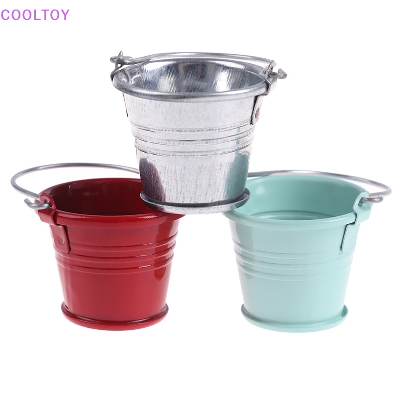 Cooltoy Xô Kim Loại Mini Trang Trí Nhà Búp Bê