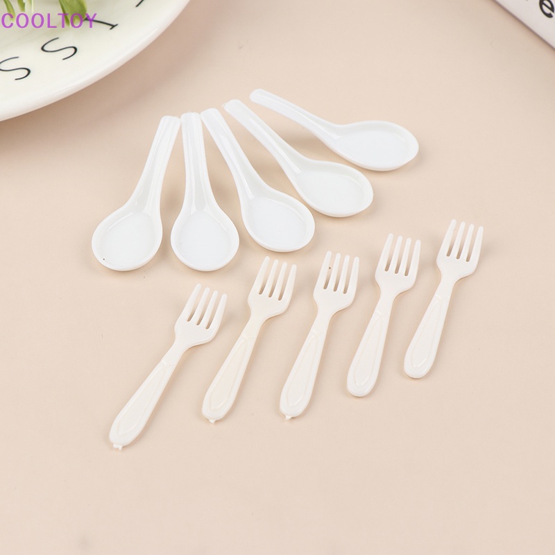 Set 10 Muỗng Nĩa Mini Trang Trí Nhà Búp Bê