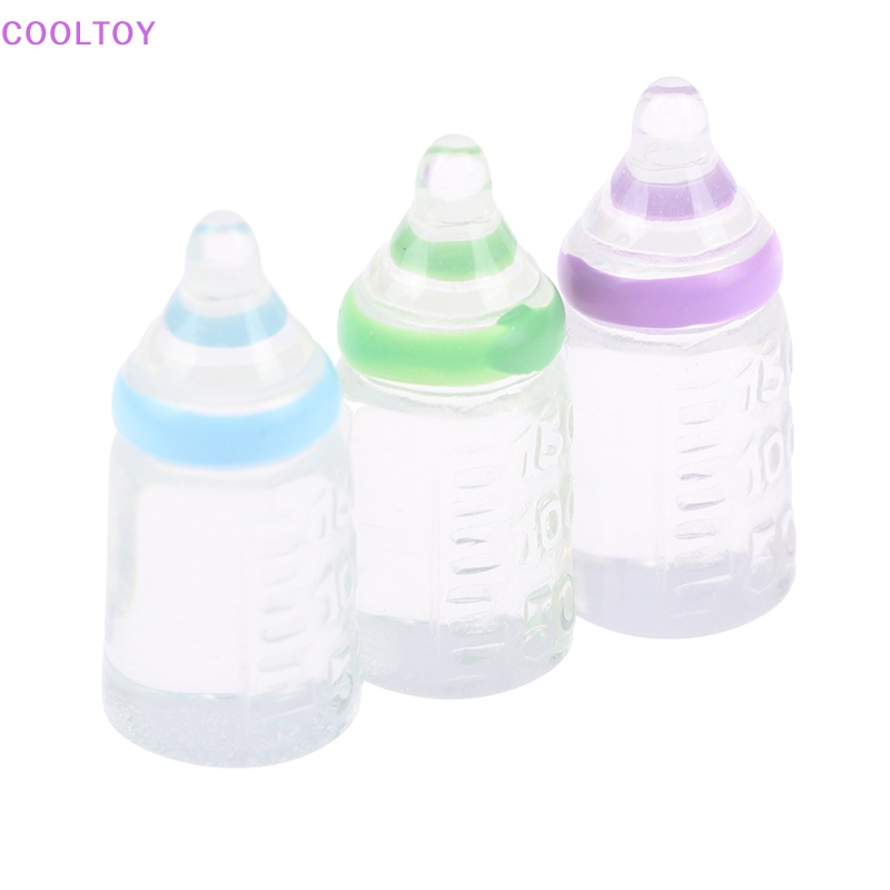 Set 5 Bình Sữa Mini Tỉ Lệ 1: 12 Dùng Để Trang Trí Nhà Búp Bê