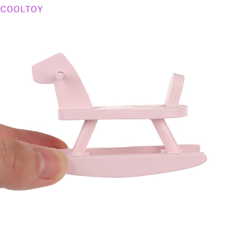 Mô Hình Ngựa Bập Bênh Trang Trí Nhà Búp Bê Tỉ Lệ 1: 12