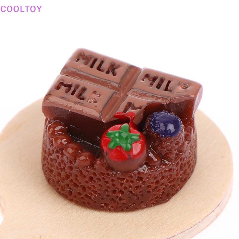 Cooltoy Mô Hình Bánh Ngọt Mini Tỉ Lệ 1 / 12 Trang Trí Nhà Búp Bê