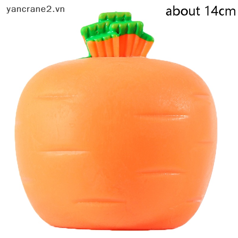 Đồ Chơi Bóp Cảm Biến Hình Thỏ Cà Rốt Dễ Thương Vui Nhộn {yancrane2.vn} {YAN2}