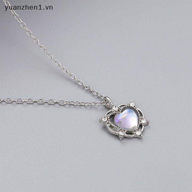 Vòng Cổ Choker Mặt Trái Tim Đính Đá Zircon Y2K Thời Trang Cho Nữ