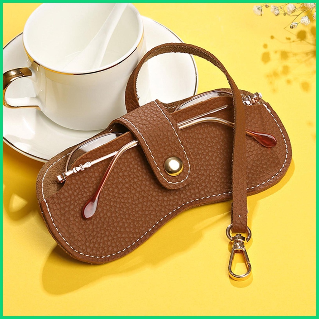 Túi Da PU Mềm Đựng Mắt Kính Chống Trầy Tiện Dụng