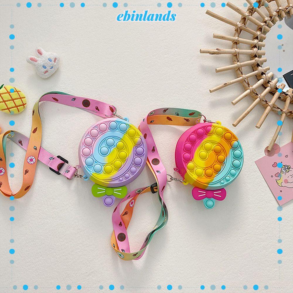 Túi Đeo Chéo Đựng Tiền Xu Bằng Silicon Hình Gấu Trúc Dễ Thương Cho Bé