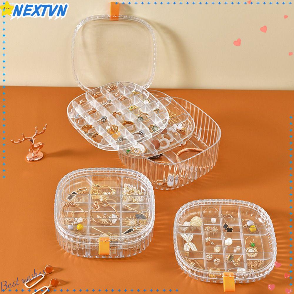 Hộp Đựng Trang Sức Nhiều Tầng Chống Bụi Ốp