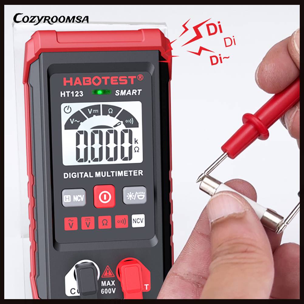 Vôn Kế DC AC Có Đèn Nền Ohm RMS 2000 Chuyên Dụng Cho Gia Đình