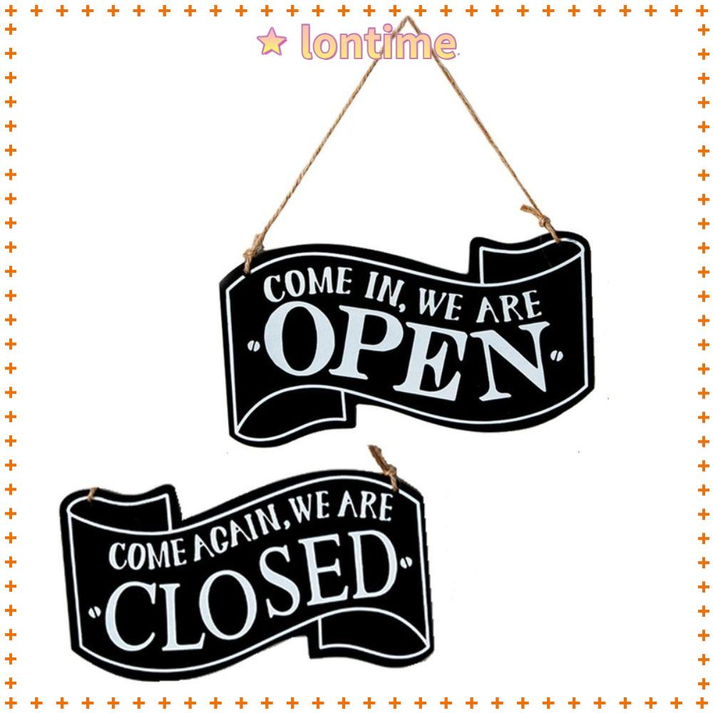 Biển Báo Hiệu Có Thể Đảo Ngược Kèm Nhẫn Mở Và Đóng Cửa Hàng