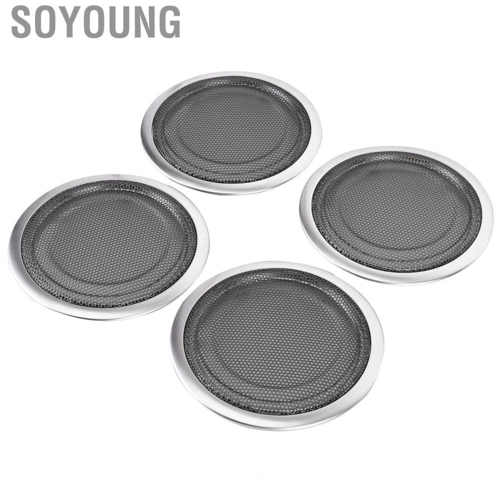 Soyoung 4pcs Door  Cover Inner Speaker Frame Trim Decor Fit 3/4 Series GT F30/F31/F34 2013 - 2019