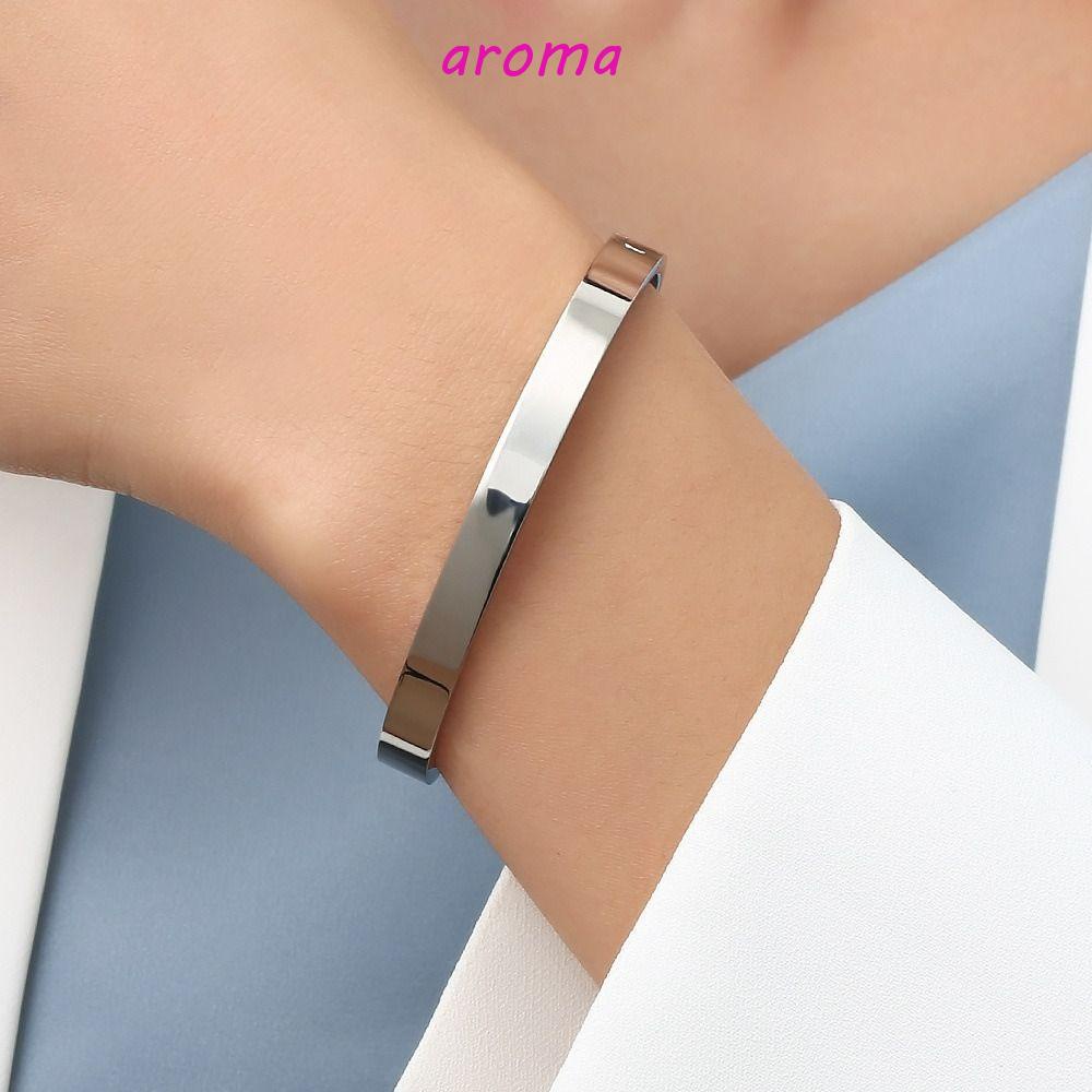 Vòng Đeo Tay Bằng Thép Không Gỉ Thiết Kế Độc Đáo Đơn Giản