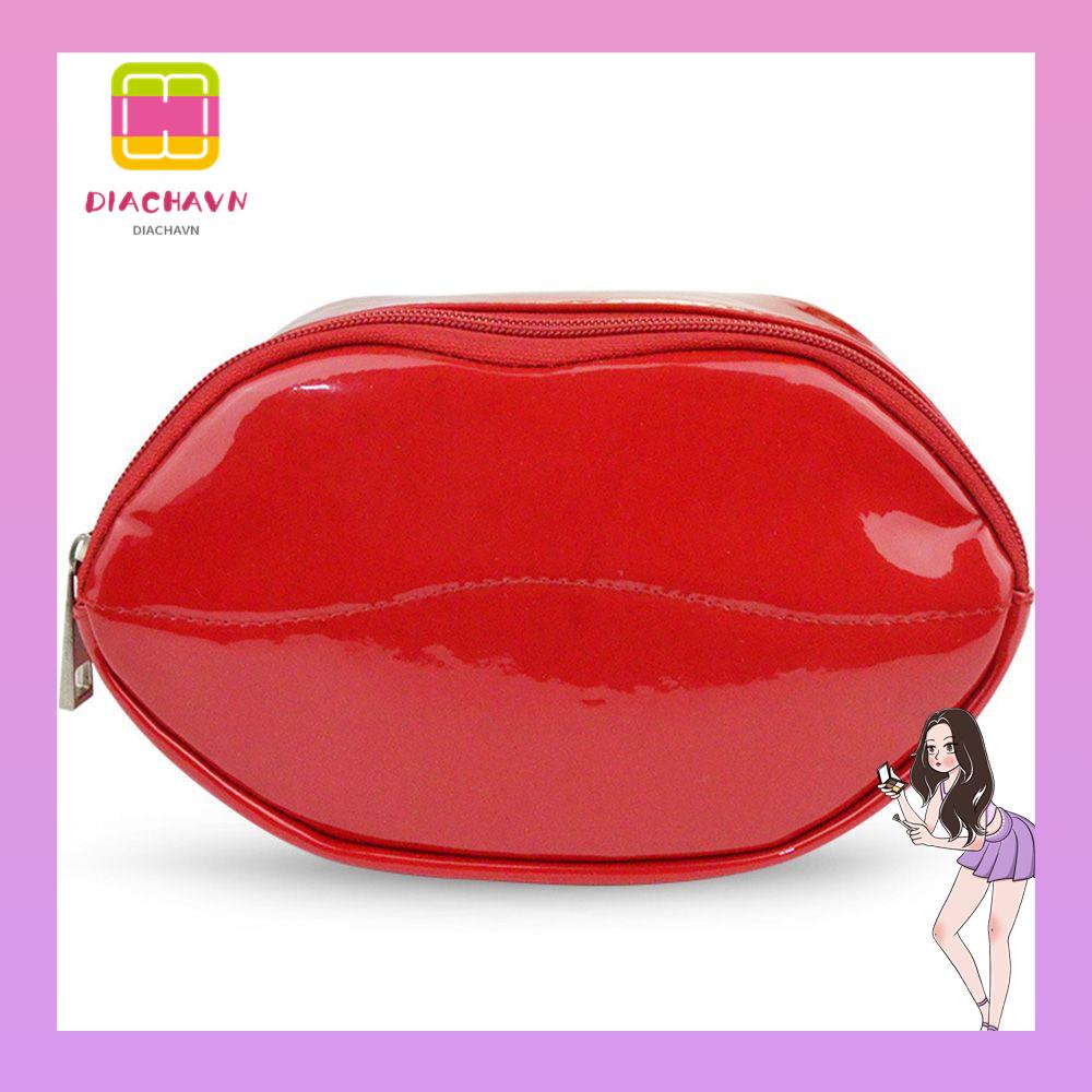 Túi Da PU Đựng Mỹ Phẩm Cầm Tay Tiện Dụng