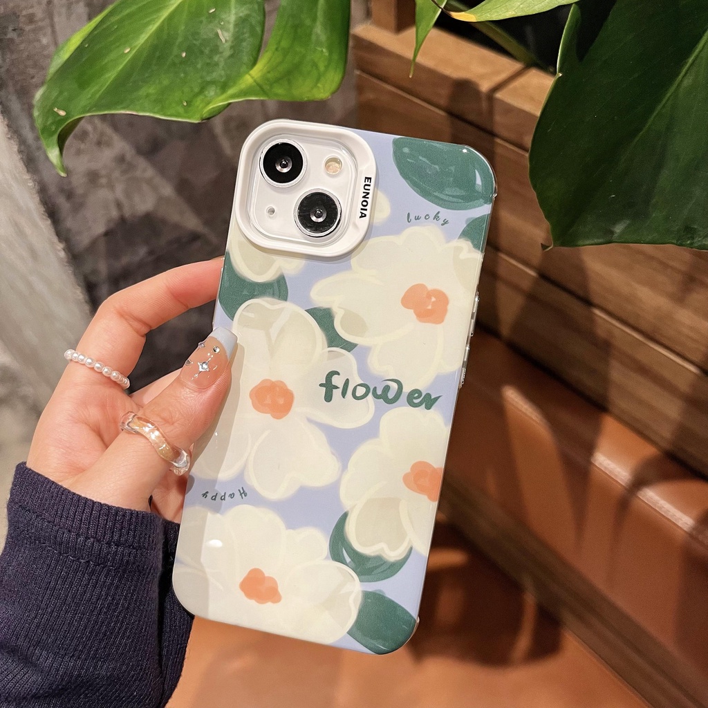 Ốp Điện Thoại TPU Mềm Trong Suốt Hình Hoa Có Dây Đeo Cho iPhone 14 13 12 11Pro Max